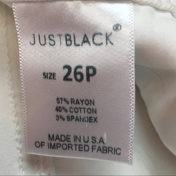 JUST BLACK Released Step Hem White Skinny Jeans - Picture 9 of 14